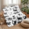 Puppy and Kitten Parade 1 Theme Blanket Lightweight Warm Flannel Blanket Decorative Throw Blanket for Home Decoration