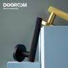 Dooroom Brass Knurled Door Lock Set Modern Gold Black Interior Bedroom Bathroom Double Wood Door Lever Set Dummy Handle Knob