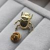 1Pc Vintage Cute Insect Beetle Brooch, Pins And Brooches For Women 5 Color of Fashion Jewelry Natural Love