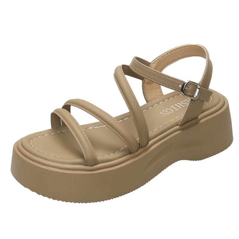 

Fashion Retro Style Women s Summer Soft Sole Flats Sandals Fashion Outdoor Gladiator Footwear for Ladies 35 хаки
