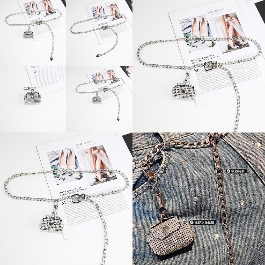 Metal Waist Chain For Women With Adjustable Pin Buckle For Dresses And Jackets