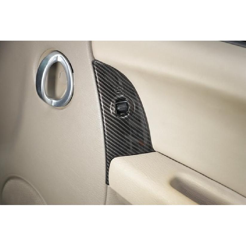 Interior Door window switches Panel Trim Cover for Jeep Liberty 1999-2007 Carbon