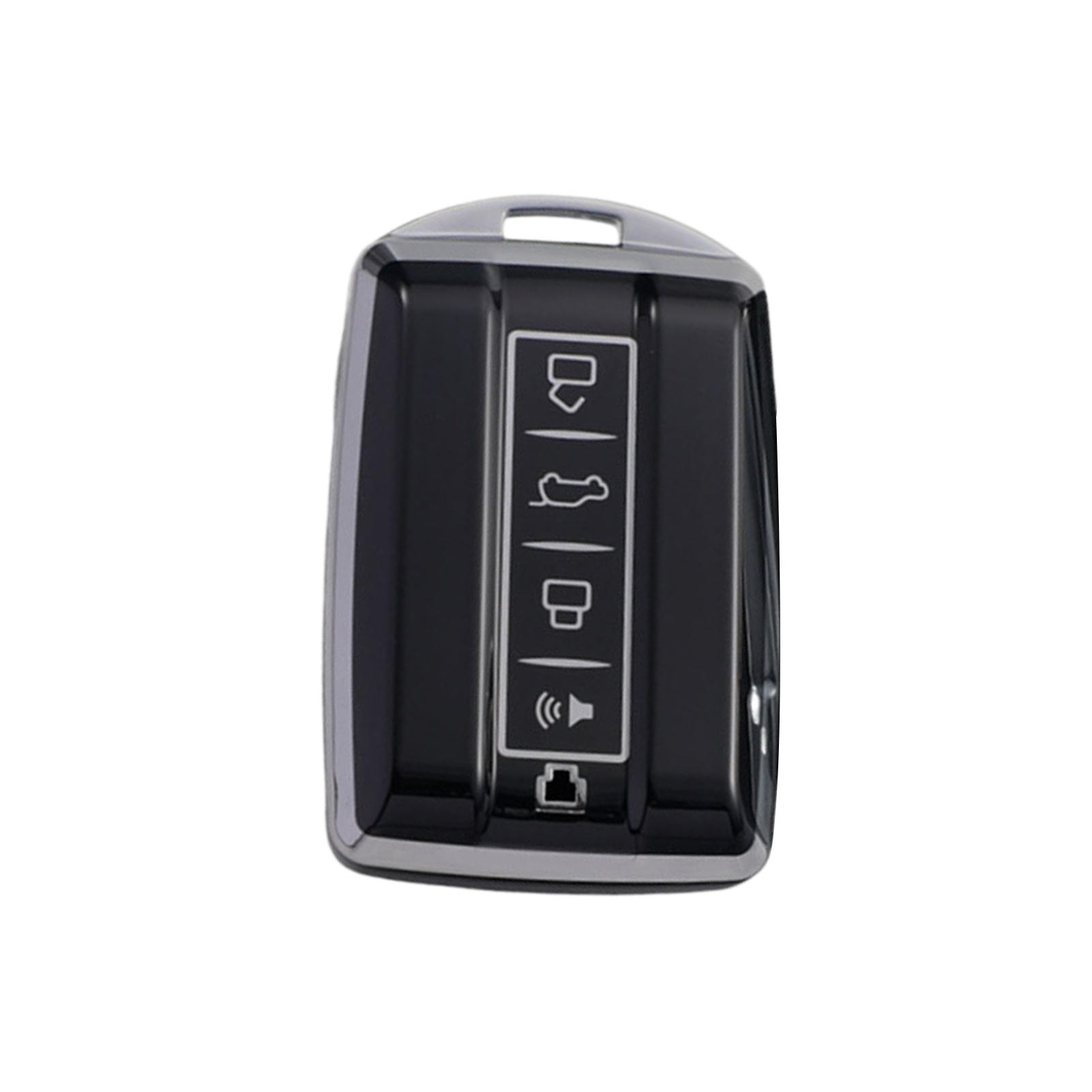 

Чехол для автомобильного дистанционного ключа-брелока, чехол для автомобильного ключа, подходящий для стены, защитный чехол для ключа GWM Wey Tank 300 чёрный