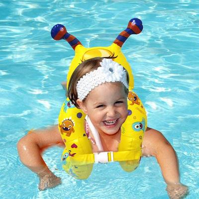 Cute Swim Vest for Children Floats for Kids Swimming Pool Floats for Kids with Double Air Bag and Adjustable Safety Buckle
