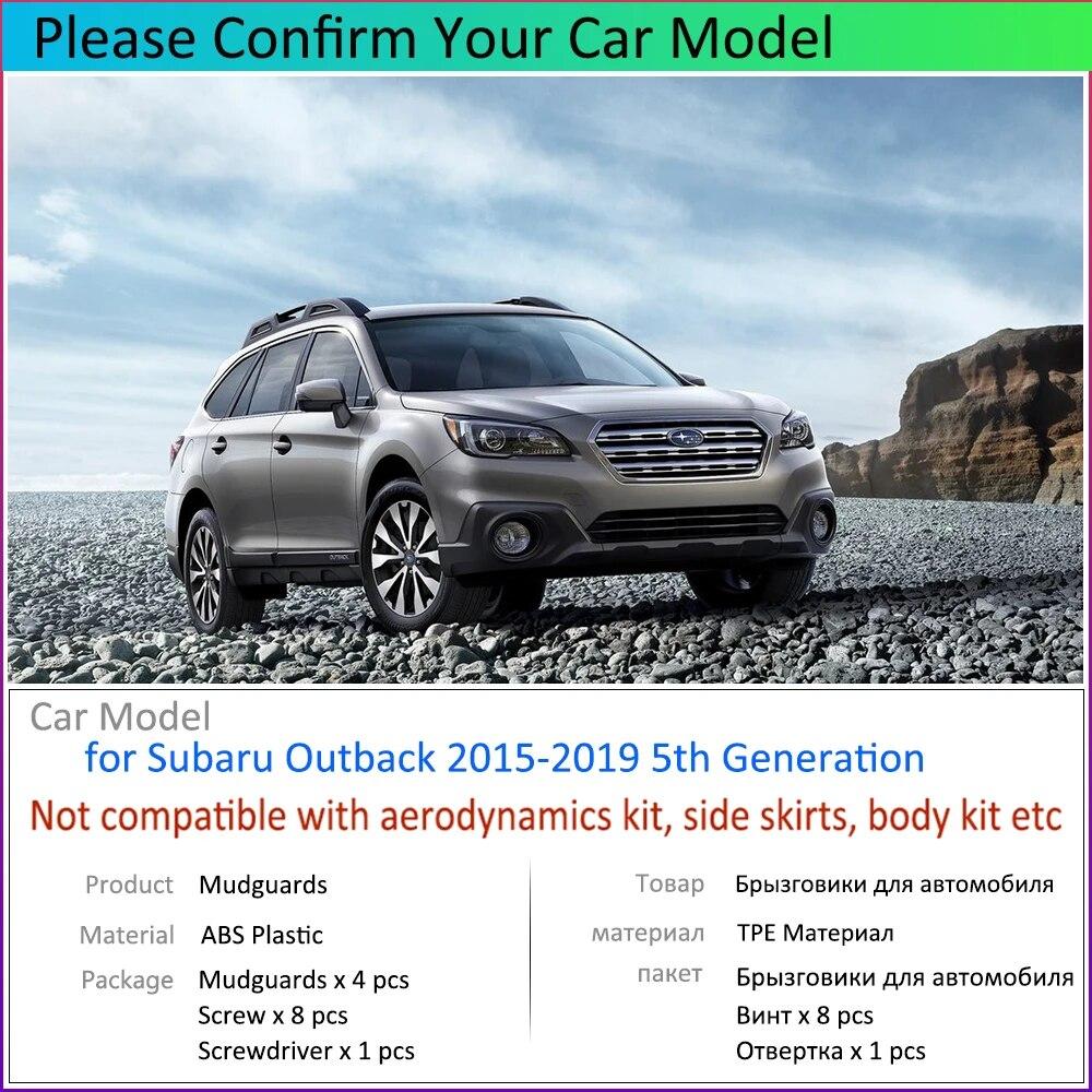 For Subaru Outback 2015 2016 2017 2018  Mudguard Mud Flaps Guard Splash Flap Mudguards Car Accessories