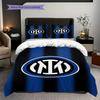 Eredità Inter: Biancheria da letto Tradizione a Strisce Blu (1 * copripiumino + 2 * federa, senza nucleo) Set lenzuola regalo di compleanno di Natale