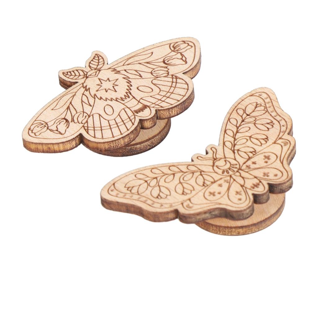 Needle Minder Magnetic Storage Carved Beech Sheet for Cross Stitch Embroidery Handmade Products 3mm