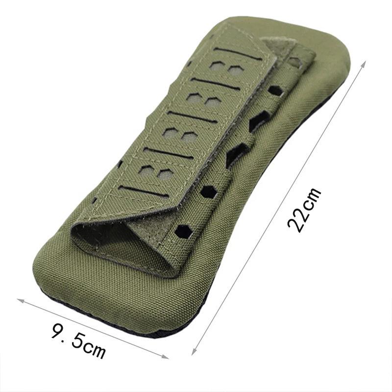 Breathable Anti-Slip Tactical Vest Shoulder Pads with Laser-Cut Design