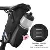 Polyester Bike Saddle Bag with Reflective Cycle Storage Bag Bike Under Seat Pack  Mountain Bike