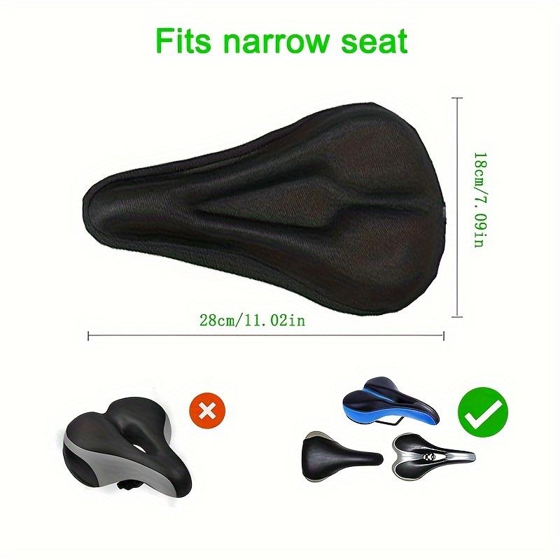 Bike Seat Cover, Gel Padded Bike Seat Cushion For Men Women, Comfort And Extra Soft Seat Cover, Fits Mountain And Road Bikes