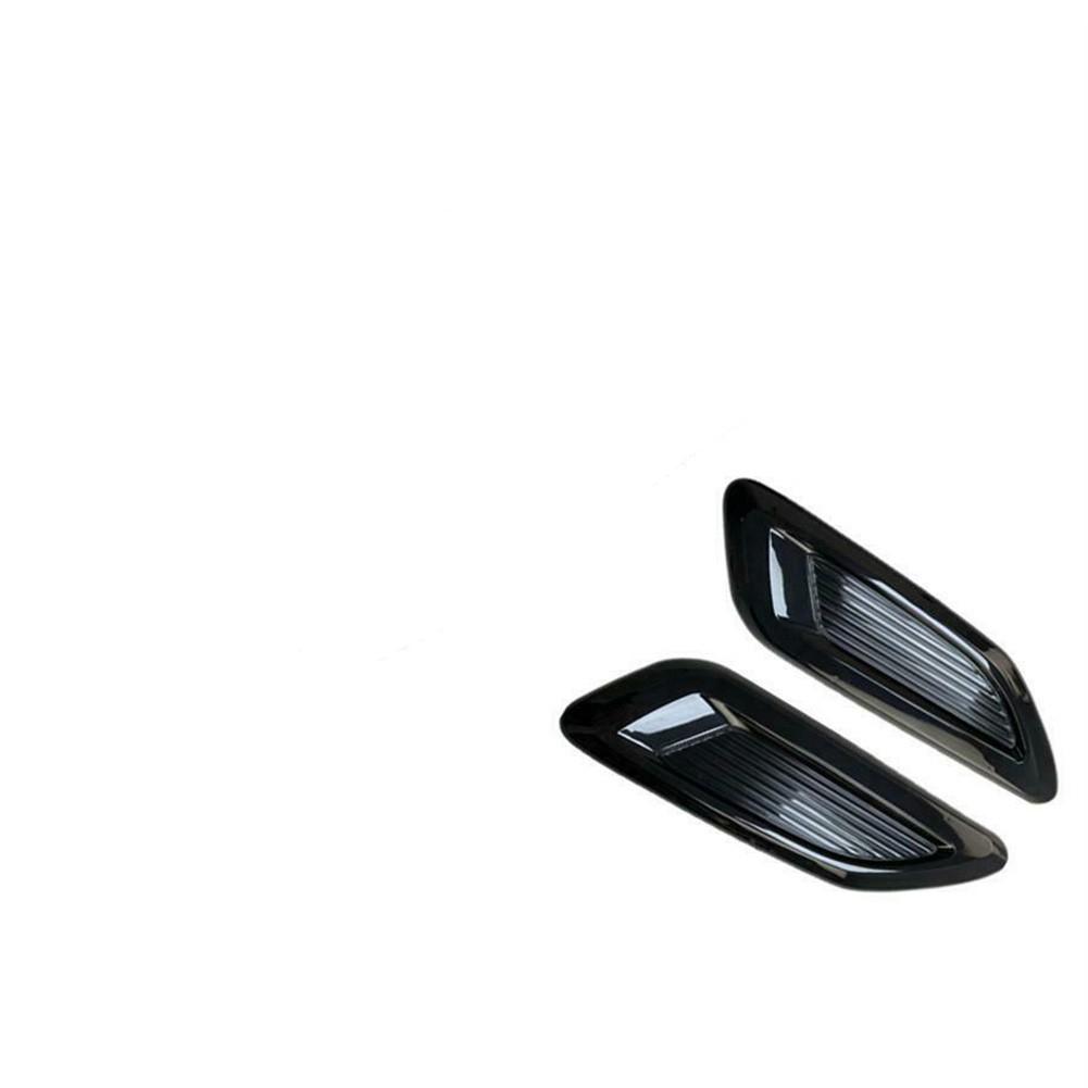 

2 комплекта вентиляционных отверстий на капоте для забора воздуха, декоративная крышка капота двигателя, украшение крышки головки, поддельные воздухозаборники из АБС-пластика