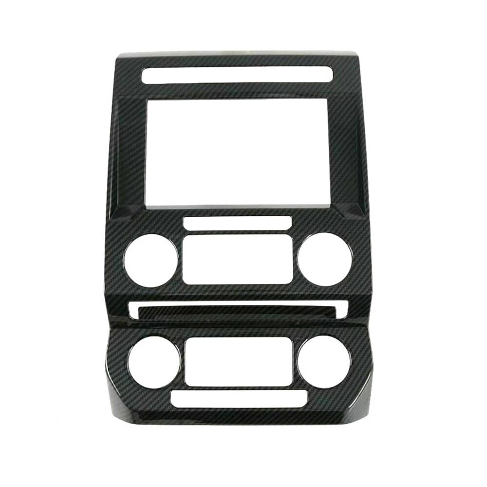 ABS Carbon Fiber Inner Navigation Frame Cover Trim For Ford Raptor 2015-2019