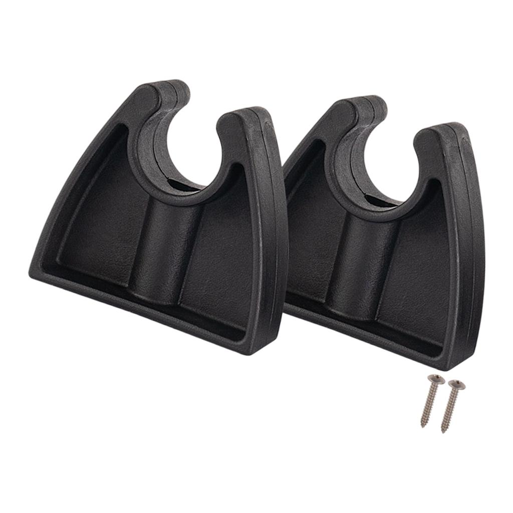 2Pcs Multipurpose Yacht Organizer Clips Hold 3/4Inches Poles Deck Brushes and Other Poles Tool Organization