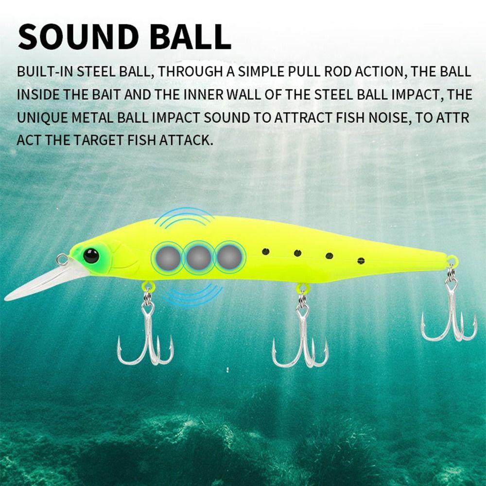 Hot Tackle Crankbaits Winter Fishing Sinking Minnow Baits Fish Hooks Minnow Lures