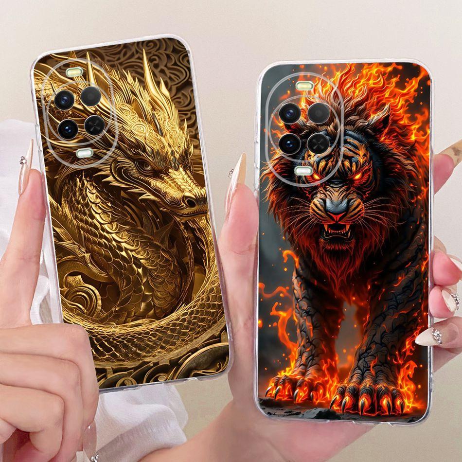 For Huawei Nova 15 15Pro Ultra 2026 Cool Dragon Tiger Pattern Phone Case For Huawei Nova15 15 Pro Soft Silicone TPU Cases Bumper
