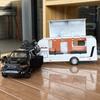 1:32 DODGE Mammoth 1000 TRX Drag RV Camper Alloy Metal Diecast Model Car Home Trendy Toys Decorations Ornaments Festival Present