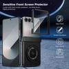Case For Samsung Galaxy Z Flip 7 5G Z Flip 6 5 Built-in Screen Protector Rotating Magnetic Kickstands Hinge Protection Full-Body