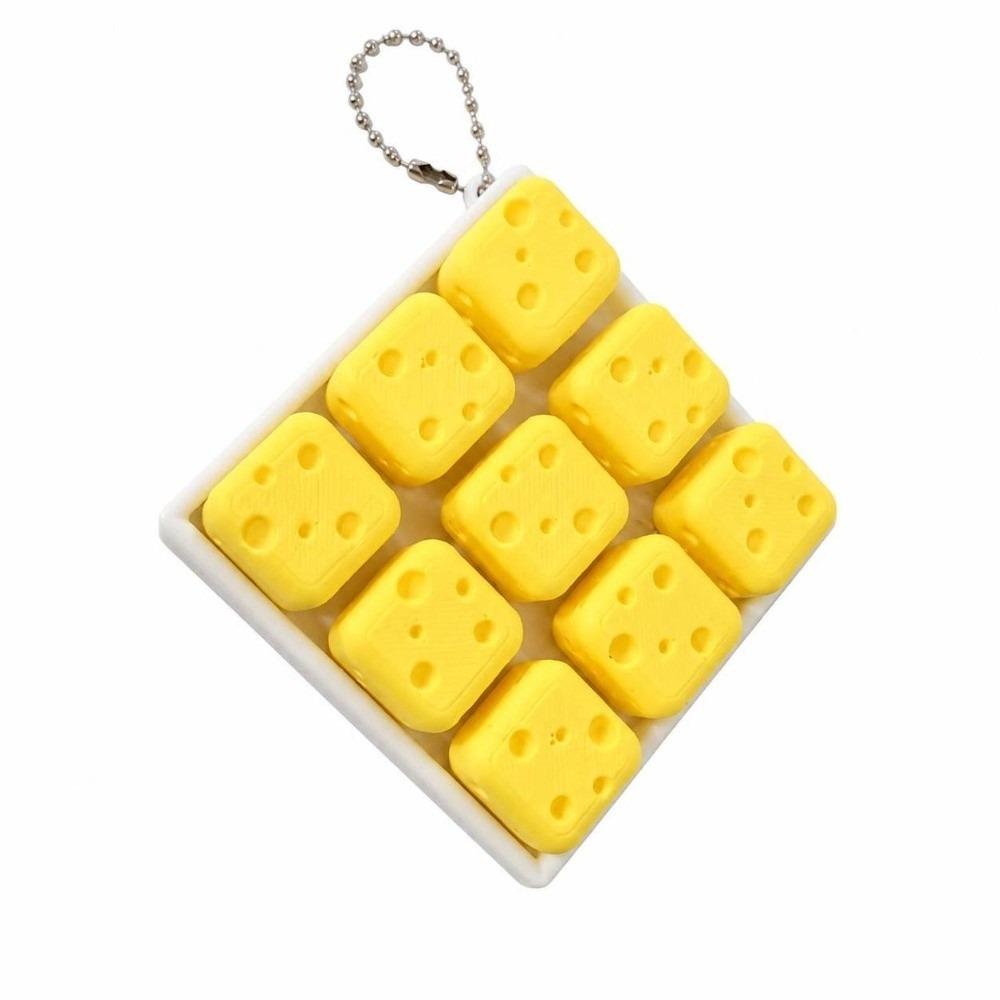 Simulation Fidget Keyboard Keychain 3D Printed Stress Relief Toy Creative Pinch Toy  Stress Relief