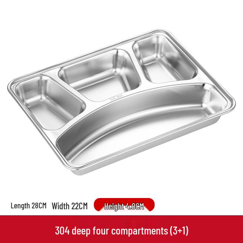 Lijia Stainless Steel Compartmented Lunch Box