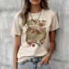 Dinosaur t-shirts women designer Y2K harajuku t shirt girl graphic anime designer clothes