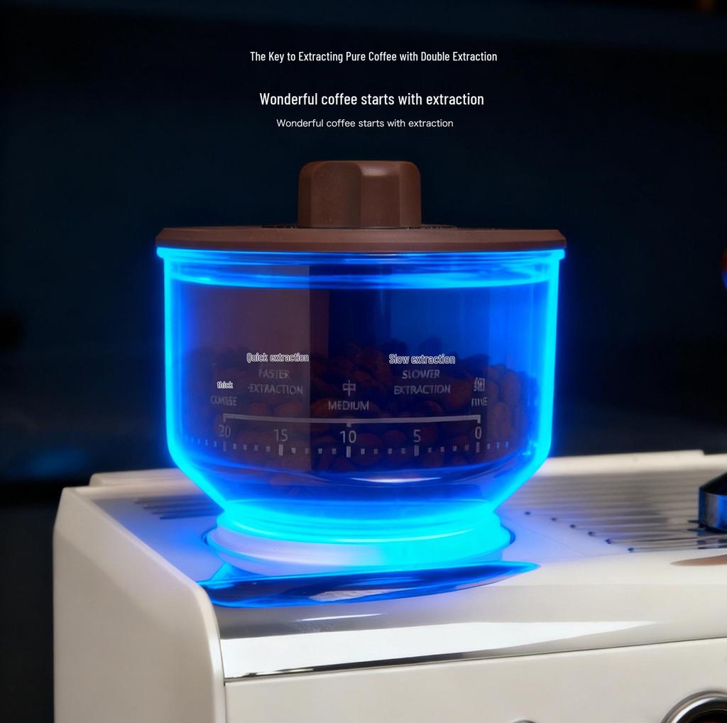 Korean NunuSum Transformer Coffee Machine with Steam Milk Frother