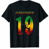 Juneteenth Freedom Day 19th June Funny American Pride Black Tshirt S5xl Harajuku Funny Tee Shirt