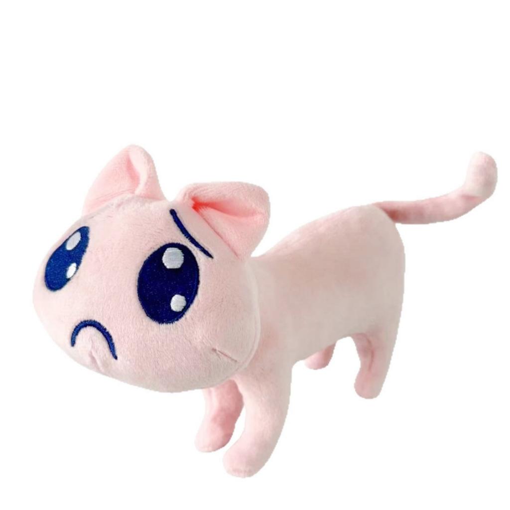 Kawaii Cartoon Game Needy Girl Overdose KAngel Cosplay A P Pink Cat COS Sugar A P Cat Plush Toy For Kids Birthday Halloween Gift