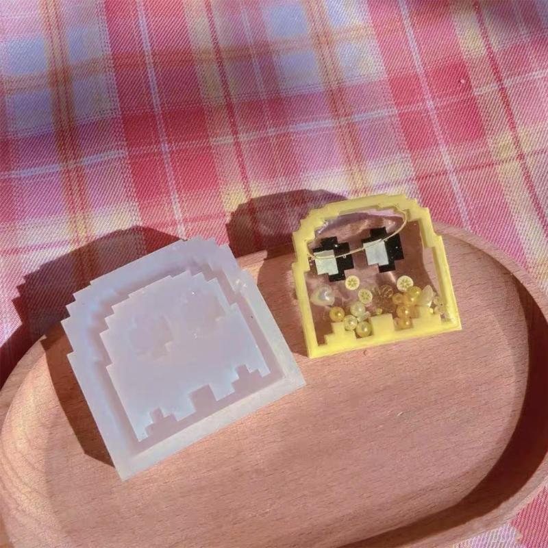 Resin Silicone Molds Quicksand Casting Molds Epoxy Resin Shaker Mold for Pendant Jewelry Decoration Craft Making DIY