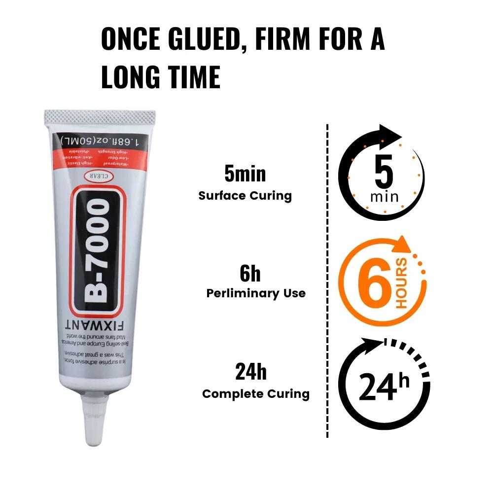 15ml B-7000 Transparent Glue Repair Cell Phone Touch Screen Liquid General B7000 Jewelry Craft Fabric Shoes Adhesive