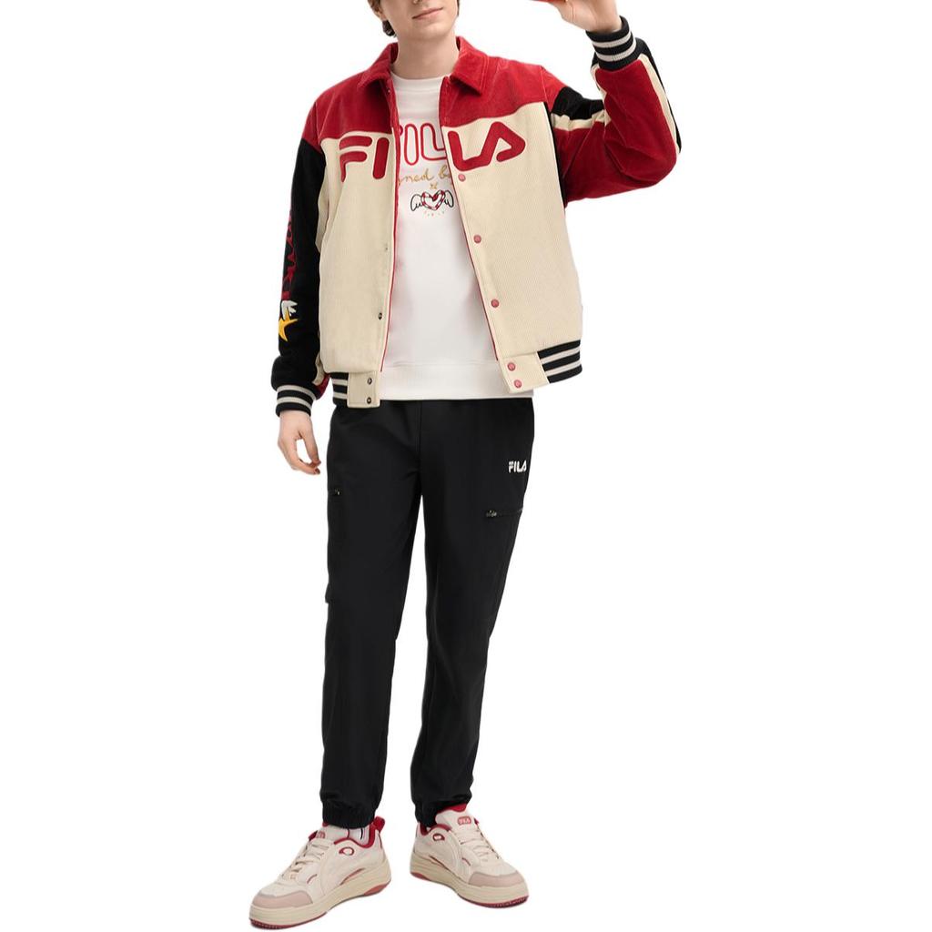 New FILA ORIGINALE FW/AW24 Puffer Jacket Men's Rhythmic Red F11M519901F-PK