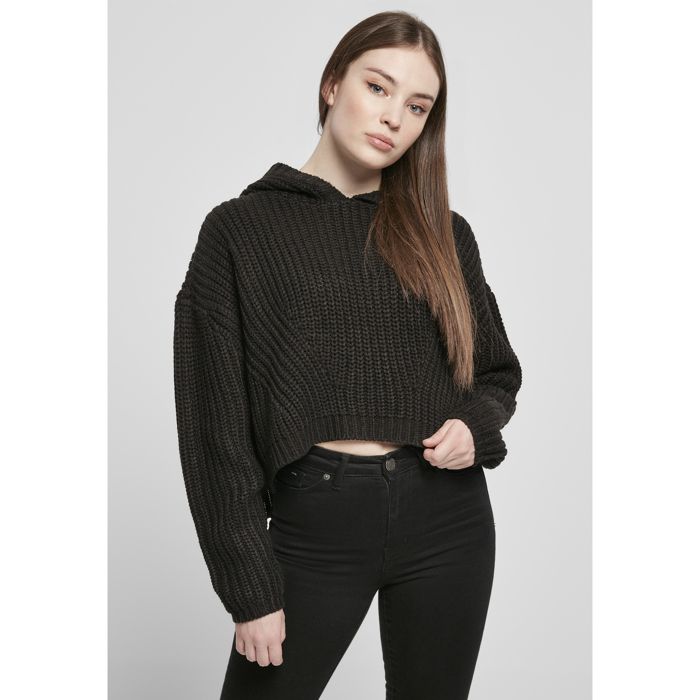 Sweatshirt à capuche - Urban Classics - Oversized - 100% Acrylique - Manches longues - Noir