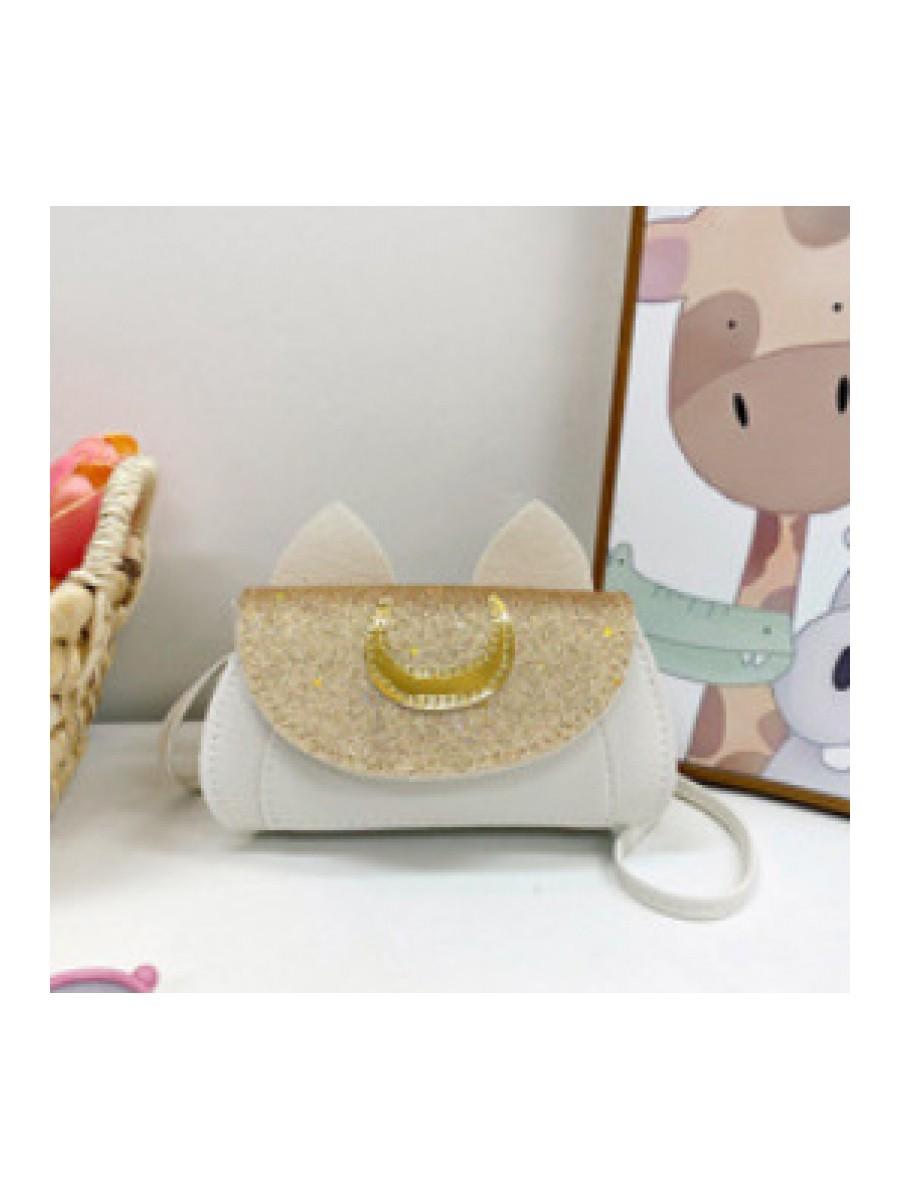 

Ears Cat Single Shoulder Crossbody Bag Kids School And Daily Use Accessory Cute золотой