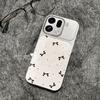 Applicable to oppofindx1 mobile phone case, high-end fun cartoon women, all-inclusive edge protection, black bow.