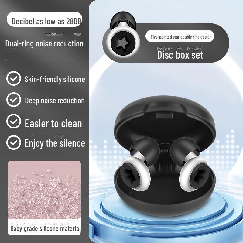 Bouchons d'oreille en silicone anti-bruit: Étanche, Insonorisé, Idéal pour les dortoirs, le travail, les ateliers et le ronflement