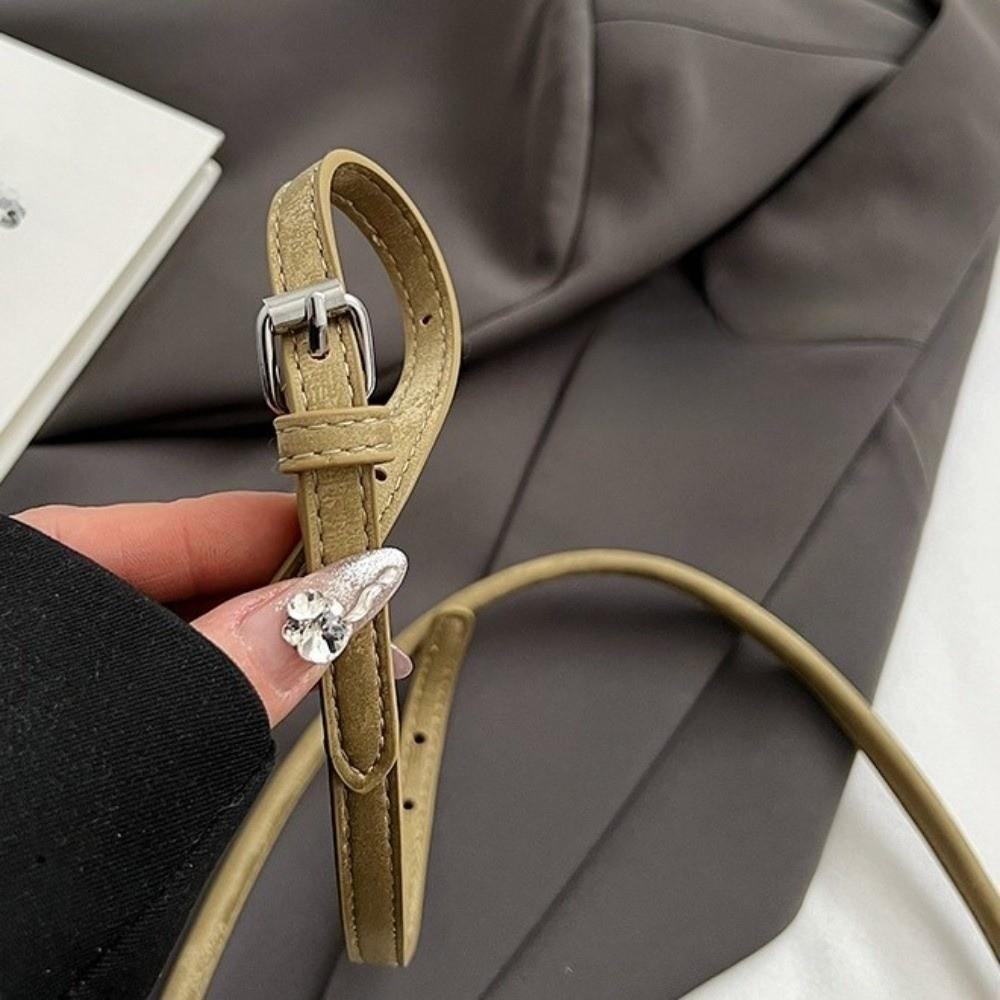 Small Size Crossbody Bag Underarm Design PU Leather Bag New Trendy Shoulder Bag  Travel