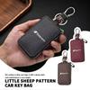 AAACD1 Leather Car Key Case Cover Wallet Keychain Zipper Srtorage Bag For Performance M Alpina iX iX1 iX2 iX3 iX4 iX5 iX7 F11 E30