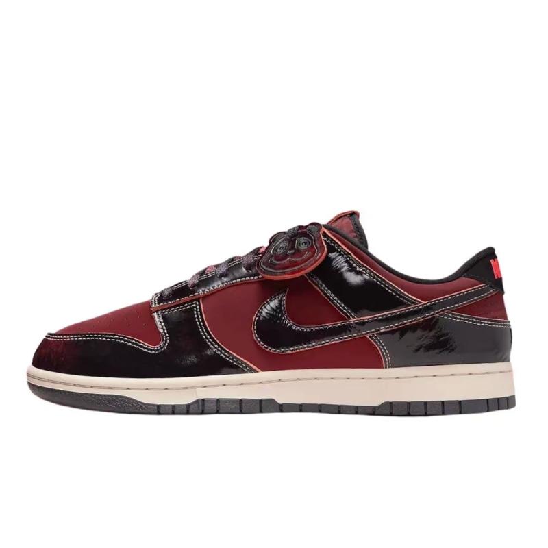 Nike Dunk Low SE Panda-Monium Pack - Team Red Unisex Sneakers Dark-Team-Red University-Red Solar-Red HQ1965-600