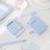 Multifunctional Piano Shape Mini Calculator Portable Pocket Office Calculator 8 Digits Student Calculator Desktop