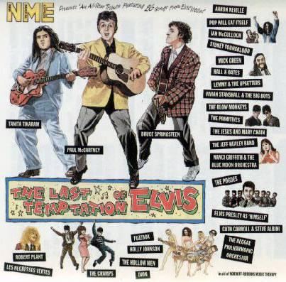 

CD VARIOUS - The Last Temptation Of Elvis NMECD0389 New Musical Exp 1990 UK Rock Used