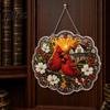 Vibrant Color Ornament Highland Cow Diamond Art Hanging Ornament, Sunflowers Decor, Creative Office Decorative Pendant Aesthetic for Home Bedroom
