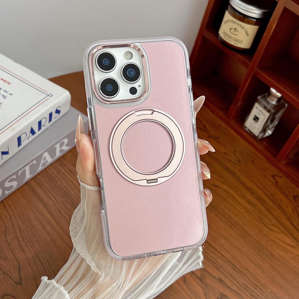 Magnetic Rotating Stand Case for iPhone 16/17 Pro Max - Anti-Fall Protective Cover