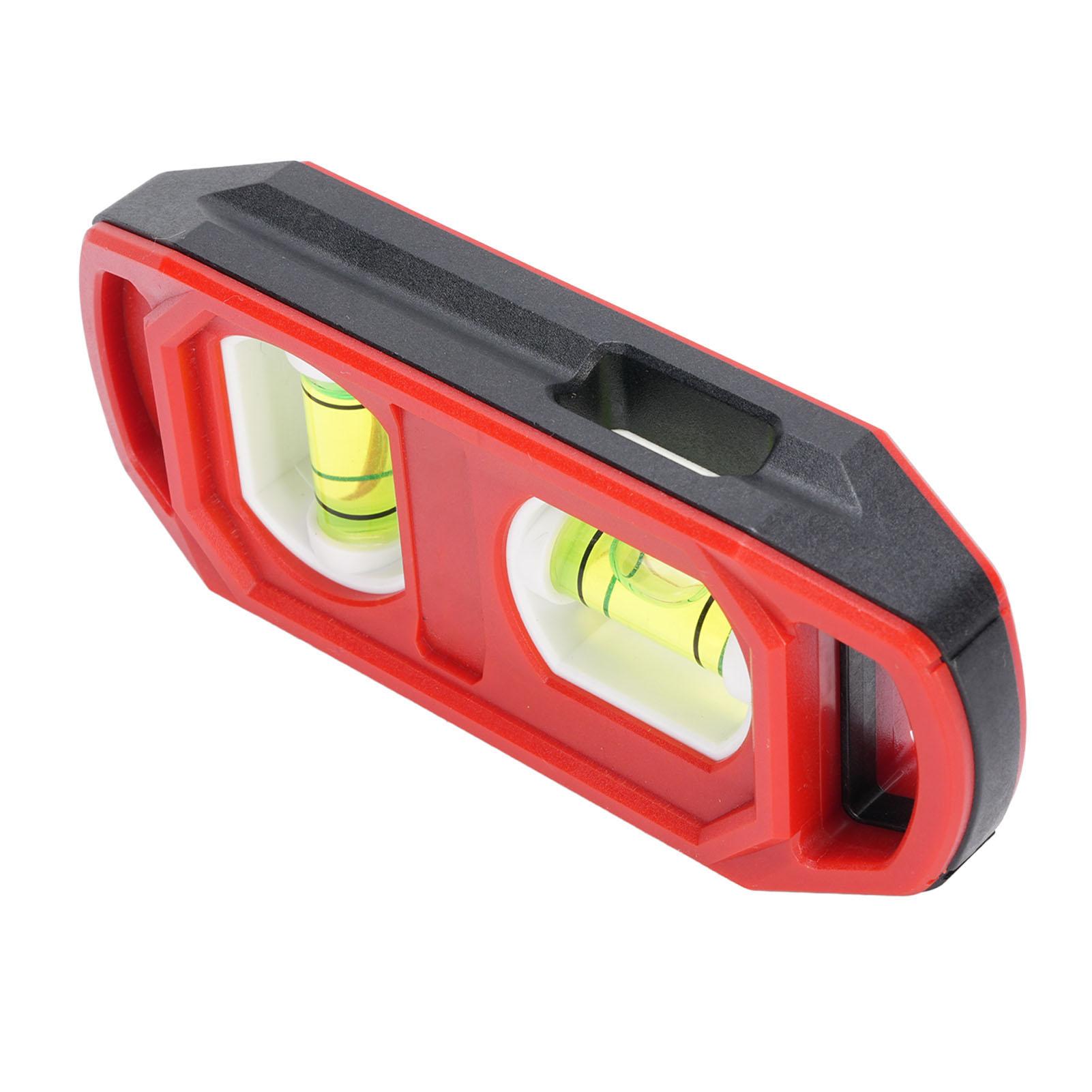 

Магнитный пузырьковый уровень 11 см длина 1 мм точность горизонтальный вертикальный пузырьковый инструмент для выравнивания для дома