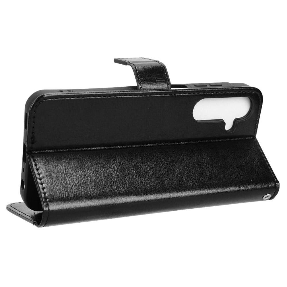 For Samsung Galaxy M55 5G/C55 5G/F55 5G Case Crazy Horse Texture Leather Phone Cover with Wallet Stand