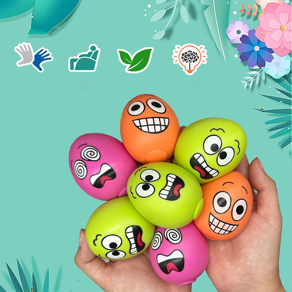Expressing Emotions, Squeezing Eggs, Fun Easter, Playful Creativity, Unbreakable Eggs, Stress Relieving Toy For Kidss