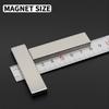 60x20x5mm Starker Neodym-Magnet N35 NdFeB Permanentmagnet Block Super Starker Kühlschrankmagnet DIY