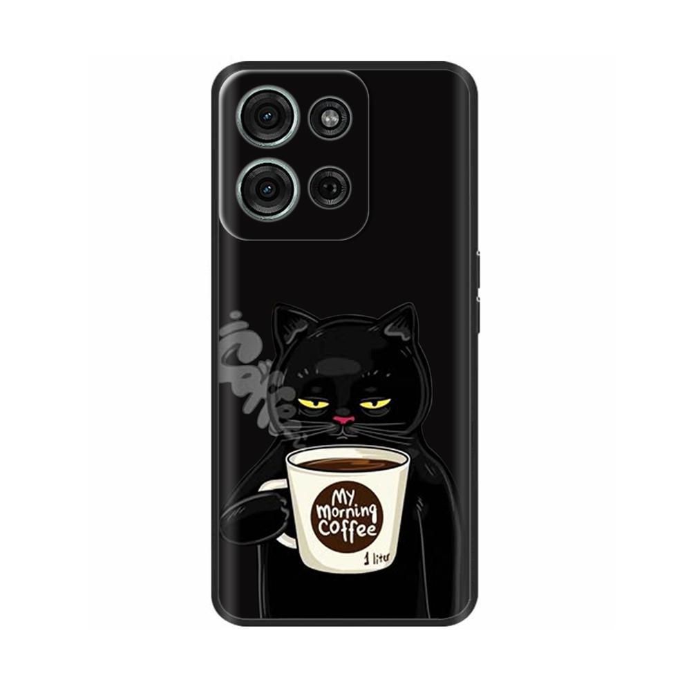 For Motorola Moto G75 Case for Moto G35 G55 G15 Cute Painted Soft Cases Phone Back Cover For Motorola Moto G75 5G MotoG75 Fundas