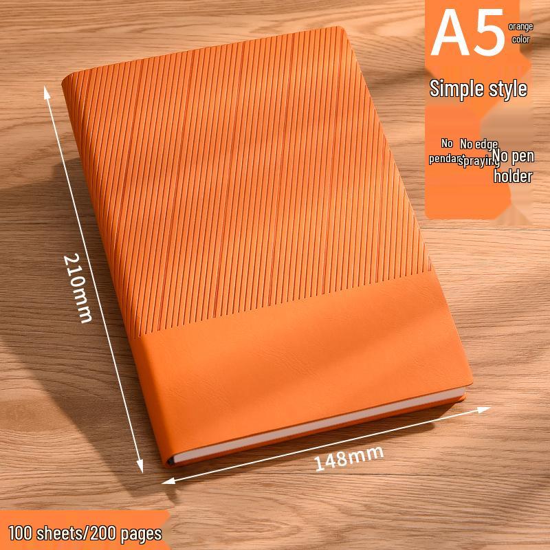 A5 Thickened Custom Leather Notebook: High-Value Business Diary with Optional Logo Printing