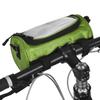 Bike Handlebar Bag Bicycle Front Frame Storage Bag Mobile Phone Mount Bag with Removable Shoulder