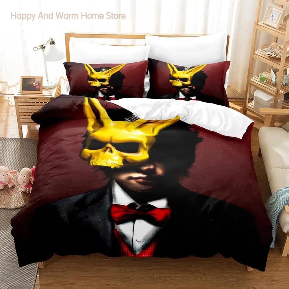 Creepypasta Bedding Set Single Twin Full Queen King Size Bed Set Aldult Boys Bedroom Duvetcover Sets Anime roupas de cama