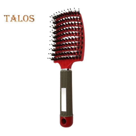 

Вентилируемая щетка для волос, портативная антистатическая, тонкая, густая, вьющаяся, длинная, влажная, сухая, плоская щетка для женщин и девочек, массаж кожи головы, укладка волос, распутывание, расческа красный